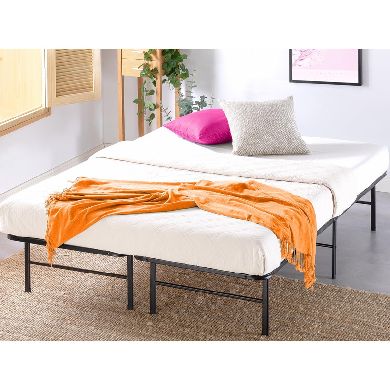 Tulo 13 inch high Metal Platform Bed Frame | Support