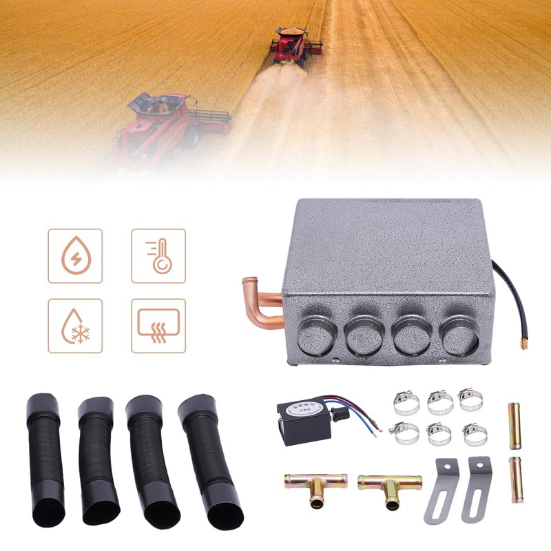 DOONARCES 12V Universal Under Dash Heater Kit for Car Truck