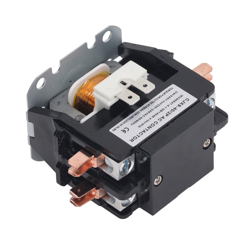 CJX9 40 2P 40A AC Contactor PP Shell Silver Alloy
