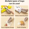Mini snack bag sealing machine, rechargeable bag sealer, 2 to