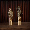 SHIDXIB 3Pcs Creative Handmade Brass Whistle Unique Dragon and Monkey