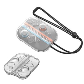 Joy-Con 2 Storage Case [YXHH] Easy to install and remove yellowing, Ultra Thin, Lightweight, Ultra Shockproof, Anti-Fingerprint, Anti-Scratch, Full Protection, Compatible with Joy-Con 2 (2025) (Clear)