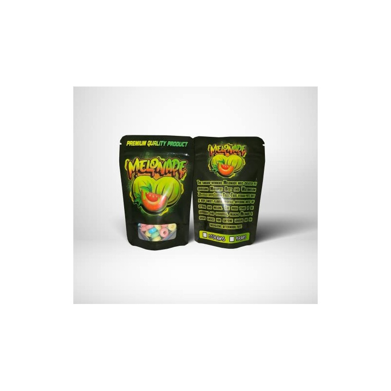 Melonade mylar bags 3.5g x25