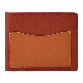 Fossil Anderson Bifold Orange Multi, Orange Multi, Fashionable