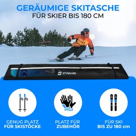 STYNGARD Aspen Ski Bag 180 cm up to 180 cm – Ski Bag 180 cm Made of Robust Material – Model Aspen