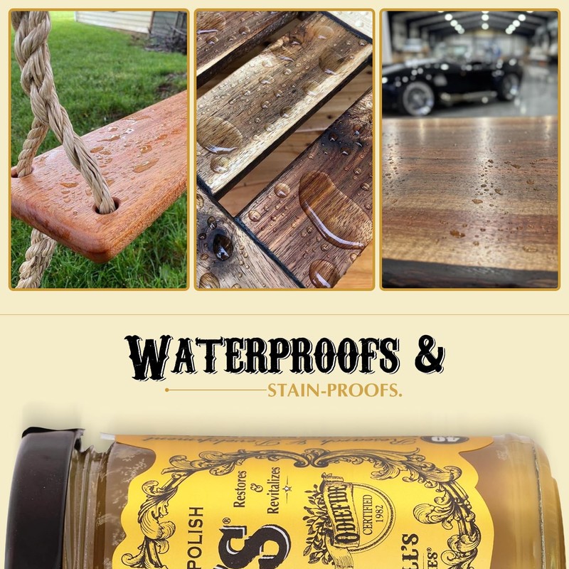 Odie's Oil - Universal Finish for Wood, Leather, Plastic, Vinyl,