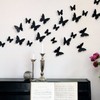 Jaamso Royals 'Red and Black 3D Butterflies' Wall Sticker 2