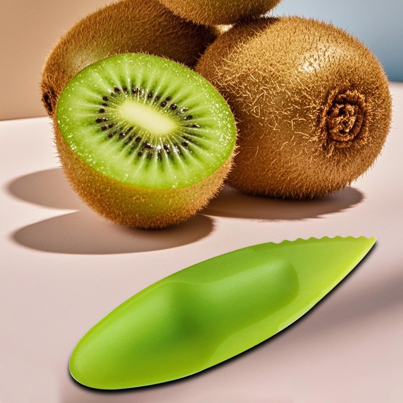 10Pcs Ergonomic Handle Fruit Digging Spoon Comfortable Fruit Kiwi Cutter