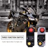 Qiilu motorcycle indicator switch, 7/8" Motorcycle Handlebar Mount Switches with