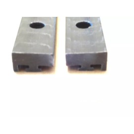 SNO-Stuff 2 Hyfax Slide Runner Wear Strips Polaris Snowmobile Black 55" 1 Pr. 550-211