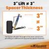 maXpeedingrods 3" Front & 2" Rear Lift Leveling Kit for