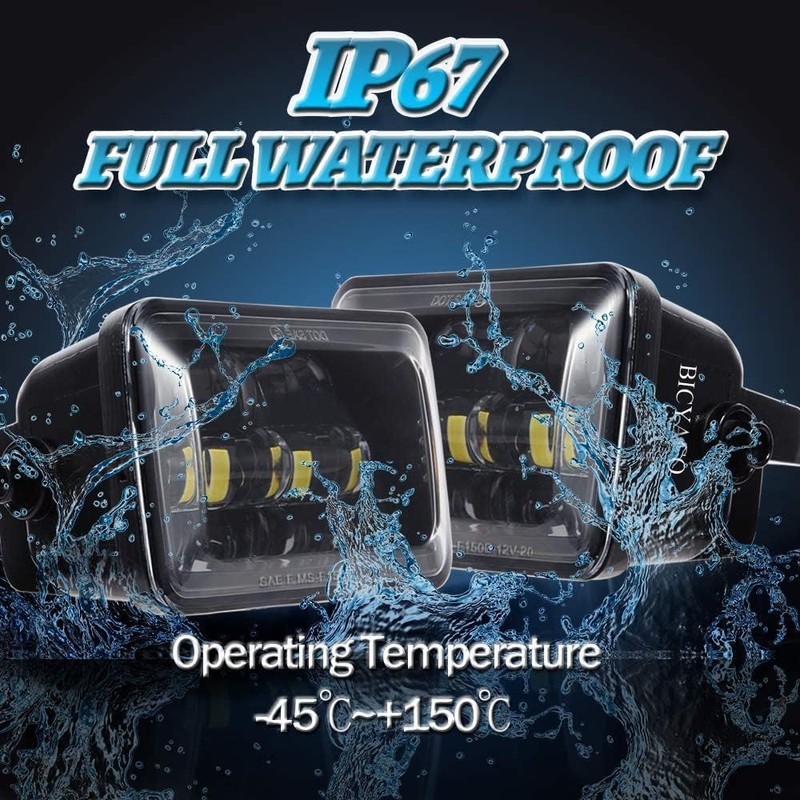 BICYACO Upgrade LED Fog Lights for 2015-2020 Ford F150, 4