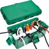 Hrensaw Medium Outdoor Electrical Box(10.6x5.5x4.5inch),IP54 Waterproof Extension Cord Cover w/6