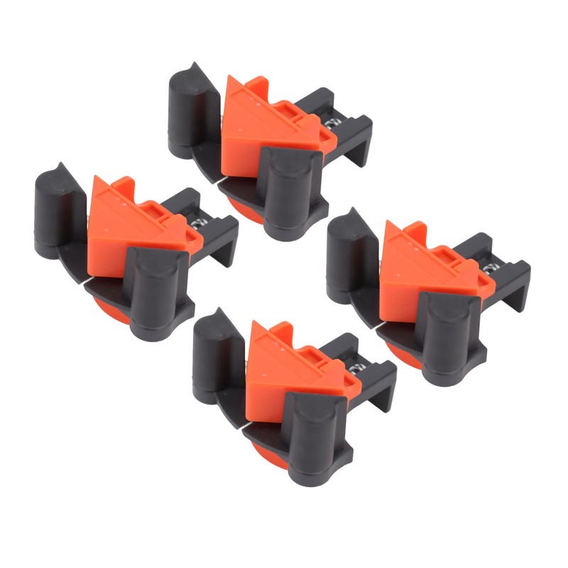 4Pcs Woodworking Angle Clamps Corner Clip Fixer Tool 60 90