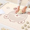 Pastry Mat Prevent Slip Odorless Thickened Silicone Dough Rolling Mat