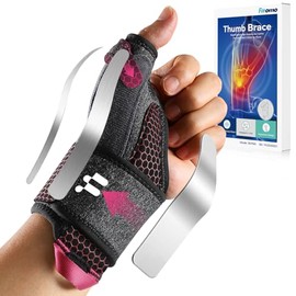 Fitomo Muñequera Dedo Pulgar, Ferula Pulgar 2 en 1 para Tenosinovitis de De Quervains, Artritis, Dedo en Gatillo, Tendinitis, Alivio del Dolor del Túnel Carpiano y Esguince de Pulgar