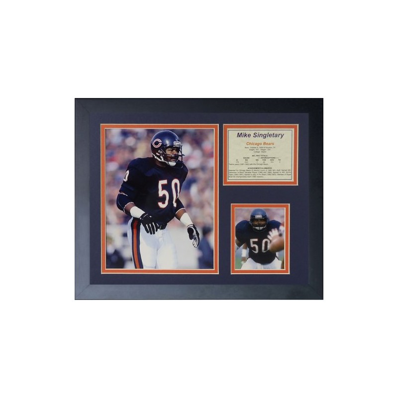 Legends Never Die Mike Singletary Framed Photo Collage, 11x14-Inch, (11463U)