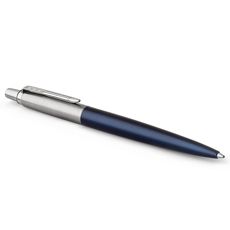 Parker Jotter Boligrafo Azul Real Terminado En Cromo Tinta Azul