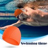Bobury Unisex Polyester Cloth Fabric Bathing Cap Swimming Hats for