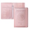 Porta Pasaporte y Visa Mexicano Funda Pasaporte con 10 Compartimientos