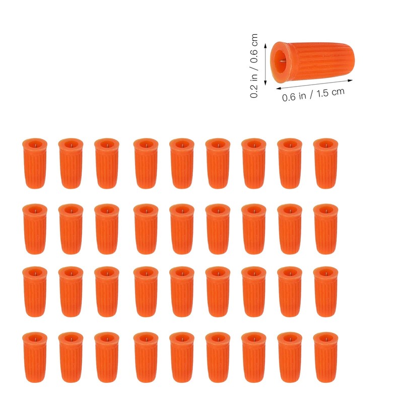 Beaupretty 100pcs Eyelash Glue Open Needle Blocking Cap Eyelash Glue