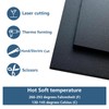2 Pcs Black Plastic Sheets 12 x 12"x 0.12" Flexible