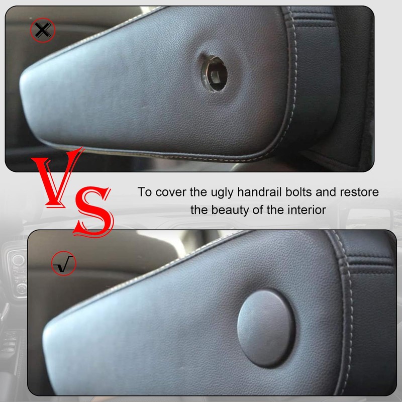 gunhunt 2 PCS Car Armrest Cap Cover, PP Waterproof T96