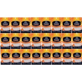 Armonds ProPicks Advanced Dental Picks for Teeth Cleaning - Disposable Plastic Toothpicks for Teeth & Gums - Clean & Reach Behind Teeth & Massages Gums - Fresh Mint Flavor - 24x80 Toothpicks