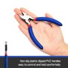 LEONTOOL Mini Flat Nose Pliers for Jewelry Making Wide Smooth