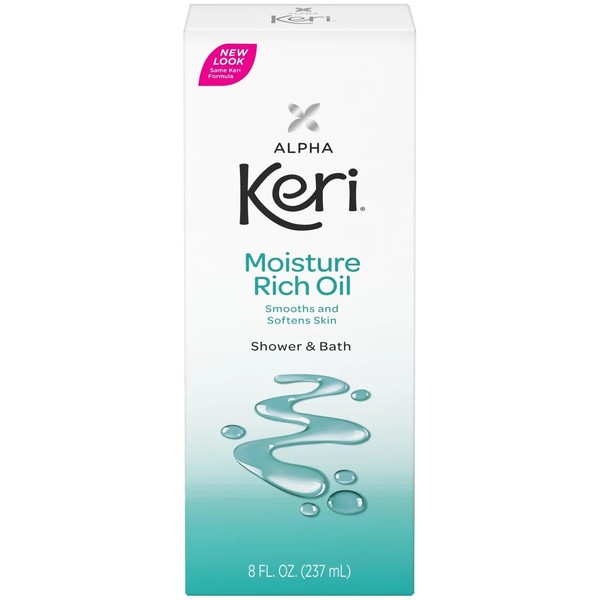 Alpha Keri Shower and Bath Moisture Rich Oil 8 fl oz (Quantity of 4) by Salamander99