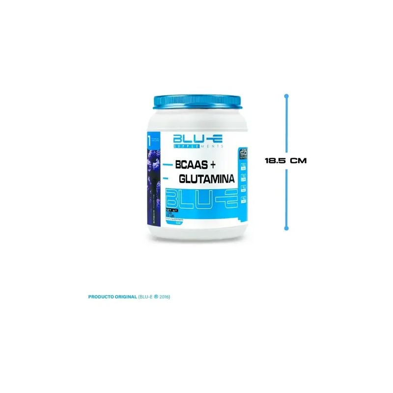 Aminoácidos Bcaas + Glutamina Blu-e 1kg Varios Sabores Full