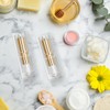 CALLARON Lipstick Tube Transparent Refill Container Plastic Rotating Lipstick Refill