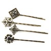 axy Vintage Hair Clip Bronze Colour, Alloy Metal