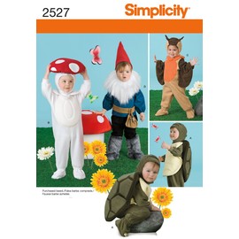 Simplicity Sewing Pattern 2527 Toddler Costumes, A (1/2-1-2-3-4)