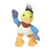 AB Tools Woodland Small Duck& Fox Knottie Plush Durable Dog