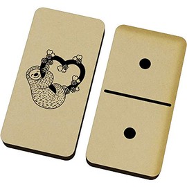 Azeeda 'Sloth Love' Domino Set & Box (DM00020256)