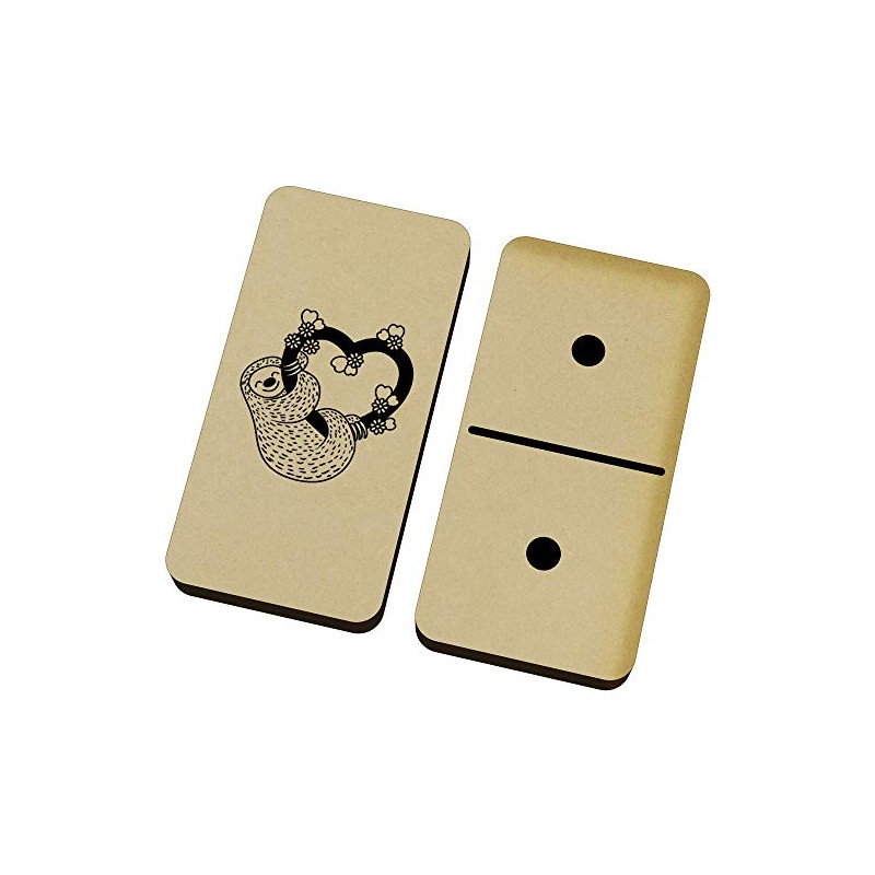 Azeeda 'Sloth Love' Domino Set & Box (DM00020256)