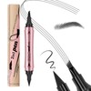 2024 New Magic Microblading Eyebrow Pencil,2-In-1 Dual-Ended Eyeliner And Eyebrow