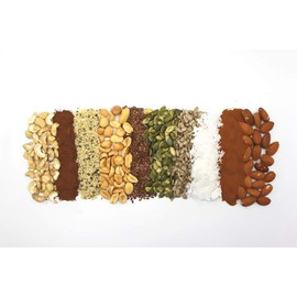 Protein Puck Mini Protein Bars, Mighty Moxie, Case of 12 - High Protein Snacks with 7 grams of Vegan Protein - Gluten-Free, Non-Dairy, Non-GMO Breakfast Snack Bar - Premium Plant-Based Healthy Snacks