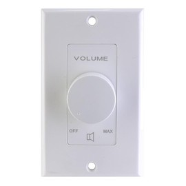 100W Impedance Matching Rotary Volume Control with White, Almond & Ivory Plates