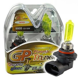 GP Thunder 9005 HB3 3500K JDM Hyper Golden Yellow Light Bulbs for Fog Light -High Beam - Low Beam
