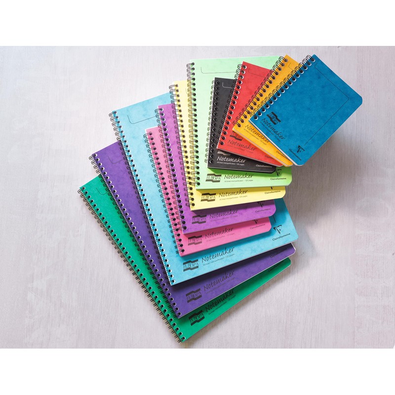 Europa A4 Side Bound Note Maker - Black (Pack of