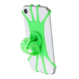 PATIKIL Bike Phone Mount, 360° Rotation Silicone Motorcycle Phone Holder for 3"- 6.5" Phones Adjustable Phone Mount for Motorcycle Bicycle Electric Scooter, Green