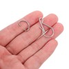 WHAMVOX Stainless Steel Toilet Flapper Chain Replacement 2Pcs Universal Fit
