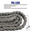 Jeremywell 50 Roller Chain 10 Feet with 1 Connecting Link