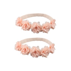 Ipetboom Flower Headwrap Set Boys and Girls Headbands for Girls Hair Band Headwrap Newborn Headdress Soft Elastic