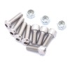 Wsays Touring Front Fender Relocator Spacer Kit Chrome Compatible with