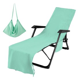 Lounge Chair Towel Cover Beach Chair Cover Ultrafine Fiber with Pockets Extra Long Beach Towels Salon Chair Cover Chaise Lounge Chair Cover