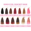 Gogo Curl Crochet Hair 8 Inch 6 Packs Short Curly
