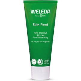Weleda Skin Food Ultra‑Rich Moisturiser & Primer 75 ml – Certified Natural Organic Cream for Face & Body – Multitasking Dry Skin Treat: Face Moisturiser, Primer, Hand & Heel Rescue